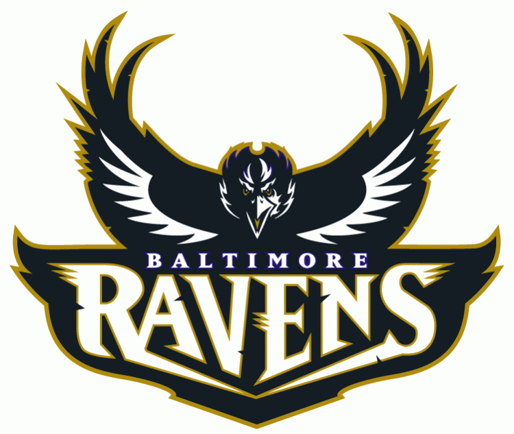 Baltimore Ravens 1996-1998 Wordmark Logo t shirts DIY iron ons v4